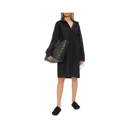 Cotton Shirt Midi Dress