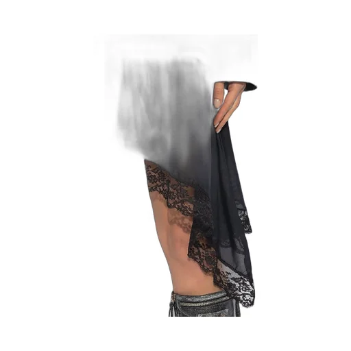 Asymmetric Lace Detail Logo Hoodie