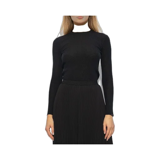 Crewneck Ribbed Cashmere Knit