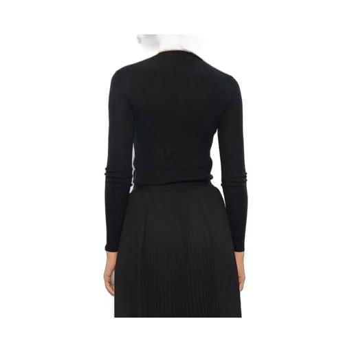 Crewneck Ribbed Cashmere Knit