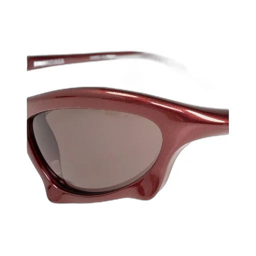 Bat Rectangular Logo Temple Sunglasses