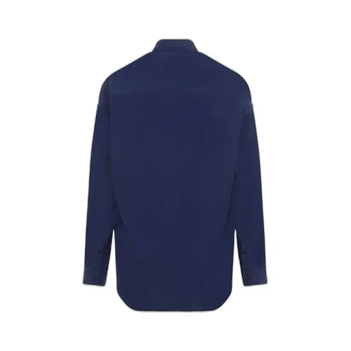 Chest Pocket Cotton Blend Shirt