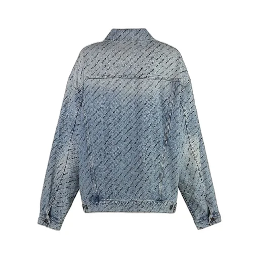 Allover Logo Denim Jacket