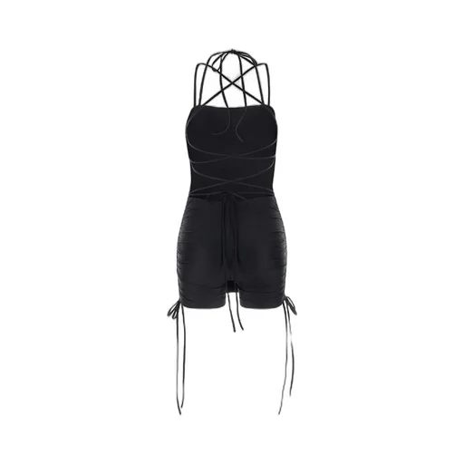 Strap Detail Mini Dress