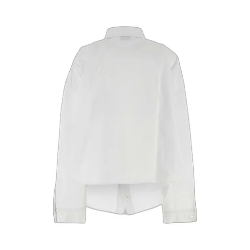 Asymmetric Cotton Long Shirt