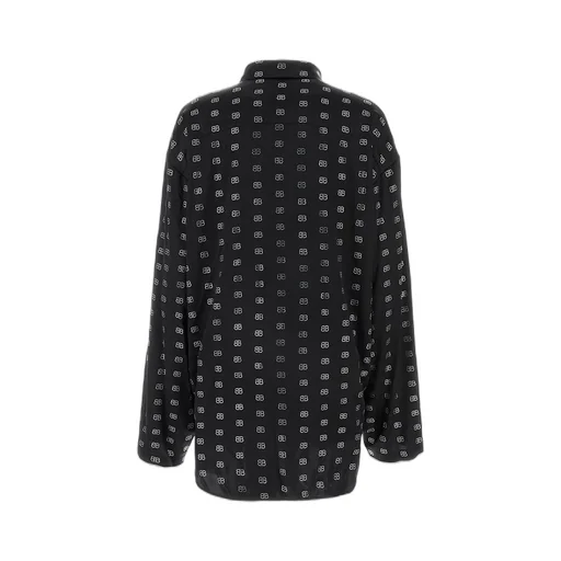 Allover Logo Silk Shirt