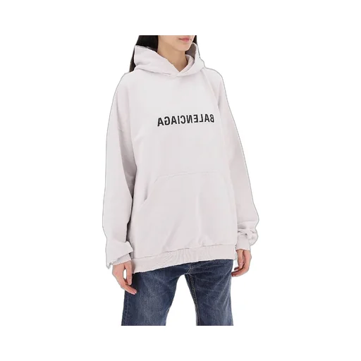 Front Logo Distressed Hoodie