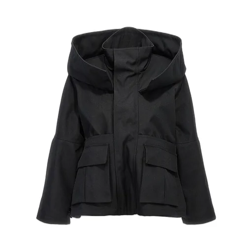 Oversized High-Neck Parka Jacket