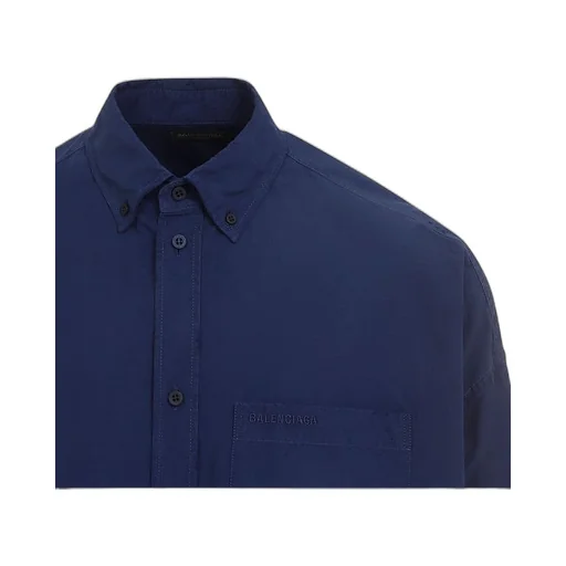 Chest Pocket Cotton Blend Shirt