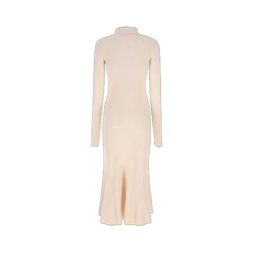Godet High Neck Maxi Dress
