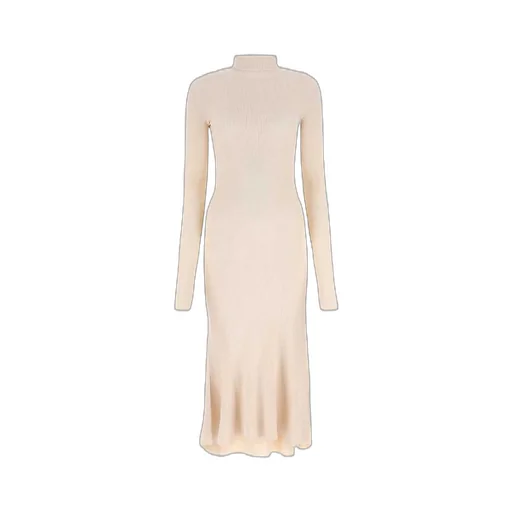 Godet High Neck Maxi Dress