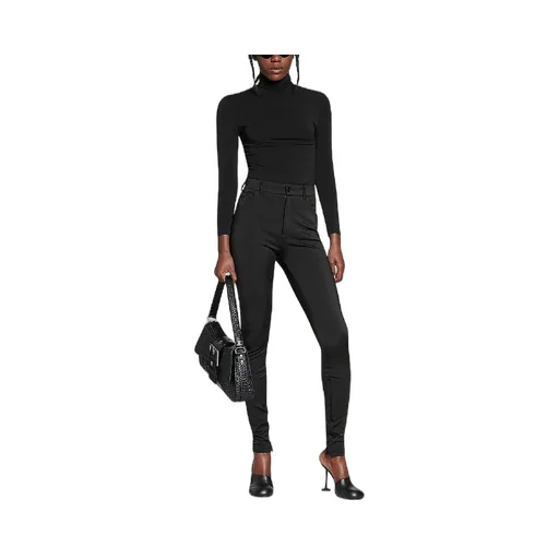 Black High-Waist Leggings