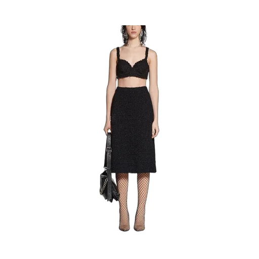 Tweed Midi Skirt