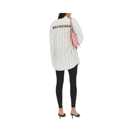 Back Logo Pinstripe Shirt