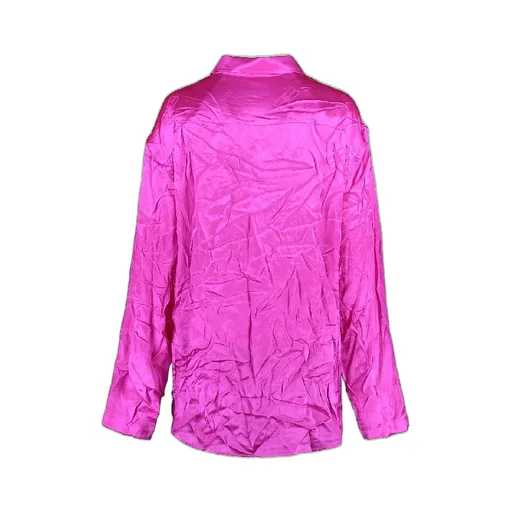 Crinkle Silk Shirt