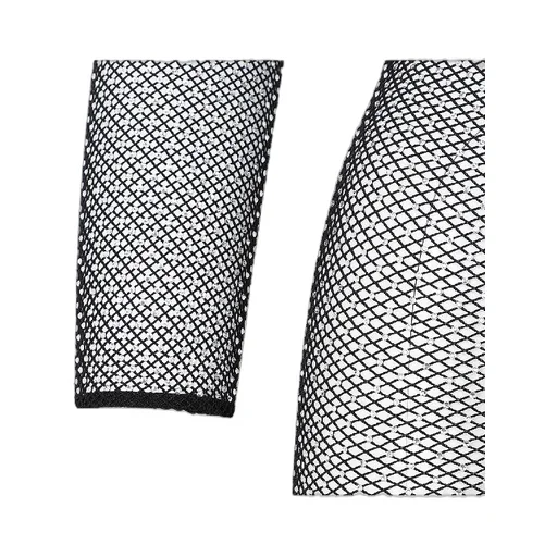 Rhinestone Mesh Mini Dress
