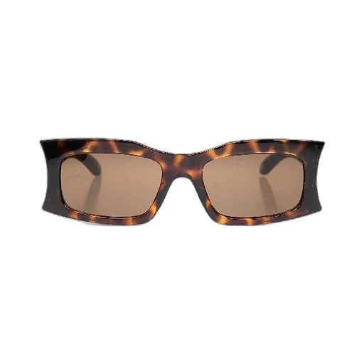 Hourglass Rectangle Havana Sunglasses