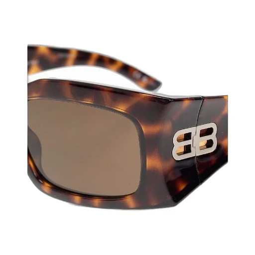 Hourglass Rectangle Havana Sunglasses