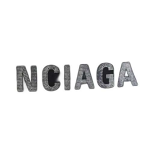 Rhinestone Logo Oversized Shirt