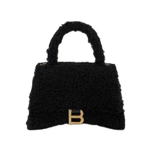 Hourglass Shearling Tote Bag
