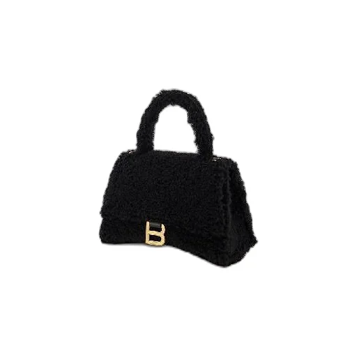Hourglass Shearling Tote Bag