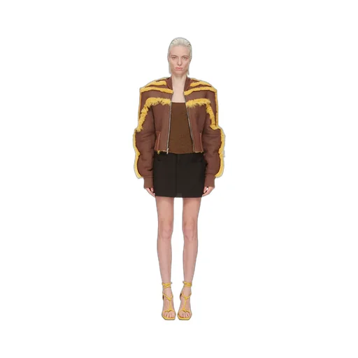 Girdered Bomber Cropped