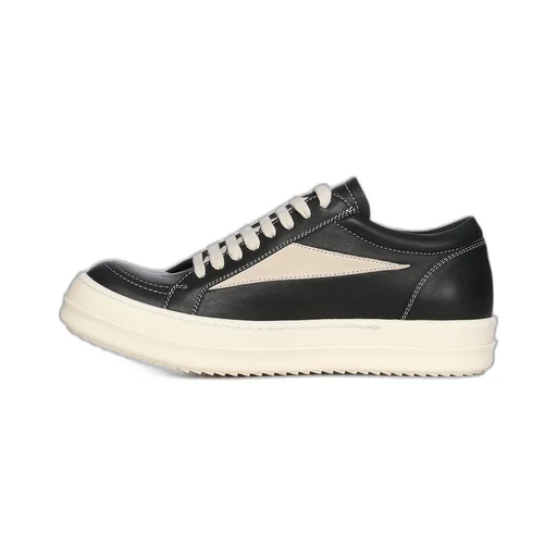 In Black/Milk/Milk Full Grain Calf Leather And Velour Suede