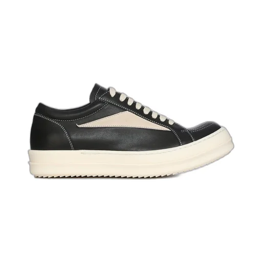 In Black/Milk/Milk Full Grain Calf Leather And Velour Suede
