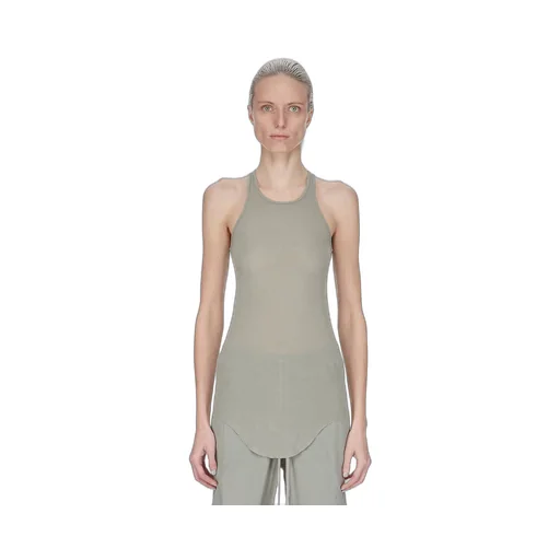 In Celadon Viscose Silk Rib Jersey