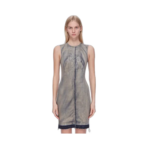 Splintered Denim Dress