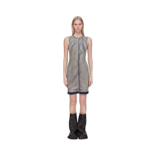 Splintered Denim Dress