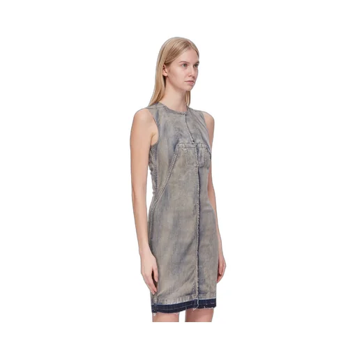 Splintered Denim Dress