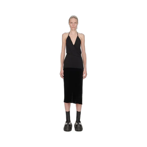Knee Bias Skirt