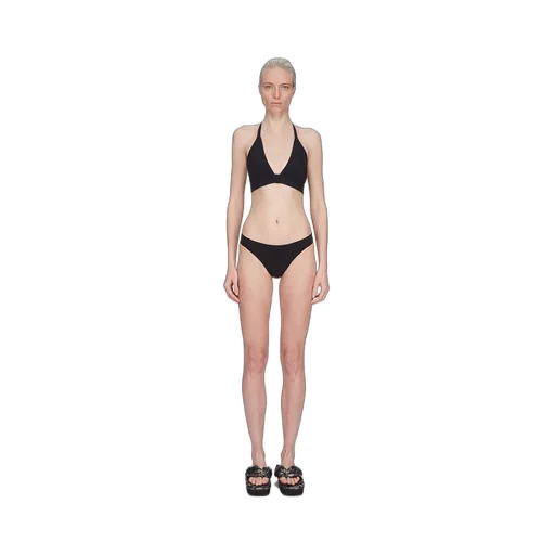 In Black Stretch Swim Jersey