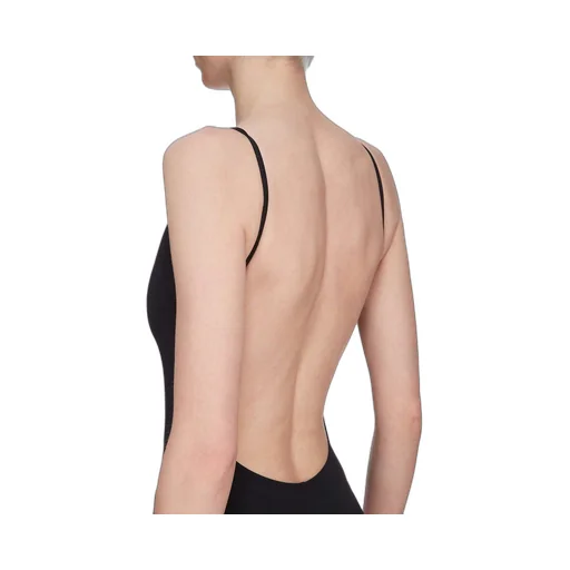 In Black Stretch Swim Jersey