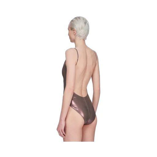 In Metallic Mahogany Metallic Swim Jersey