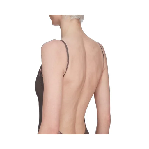 In Metallic Mahogany Metallic Swim Jersey