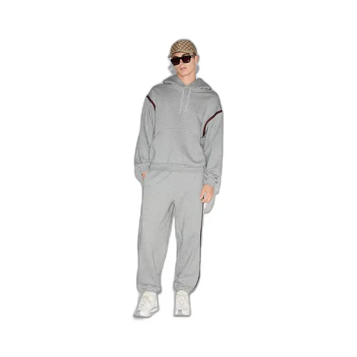 Cotton Jersey Jogging Pant With Web