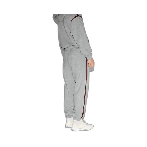 Cotton Jersey Jogging Pant With Web