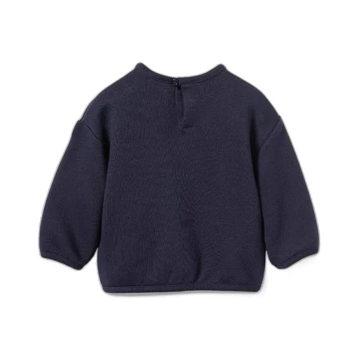 Baby Cotton Sweatshirt With Web