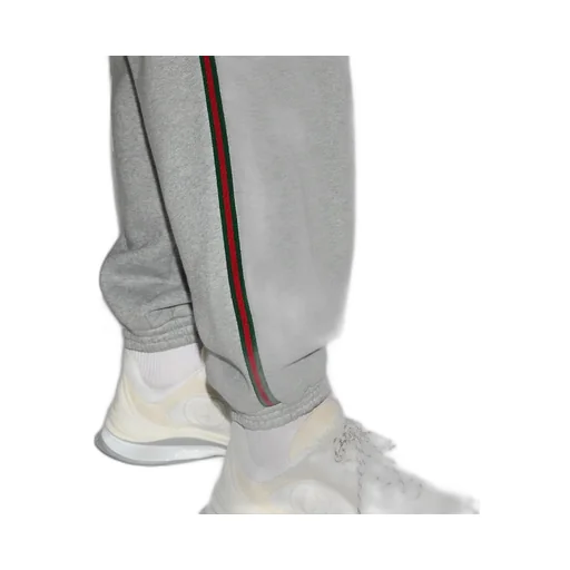 Cotton Jersey Jogging Pant With Web