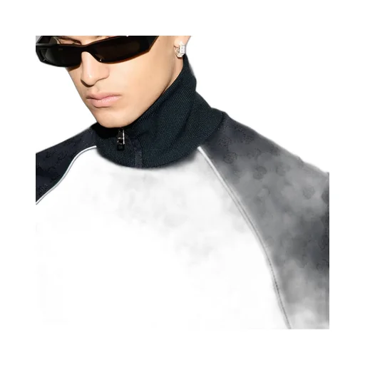Gg Nylon And Jersey Zip Jacket
