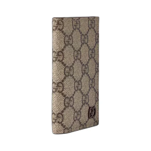 Brown Interior Gg Long Card Case