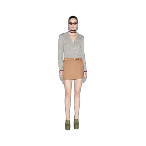 Wool Cashmere Skirt