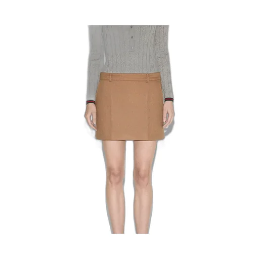 Wool Cashmere Skirt