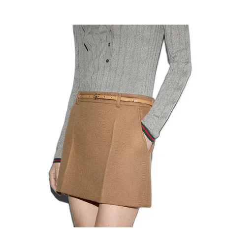 Wool Cashmere Skirt