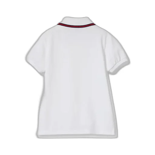 Children's Cotton Polo Top With Web