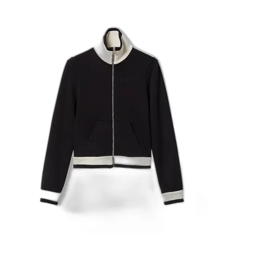 Cotton Fleece Zip Jacket