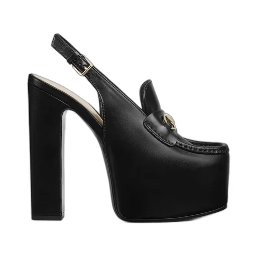 Horsebit Platform Loafer Slingback