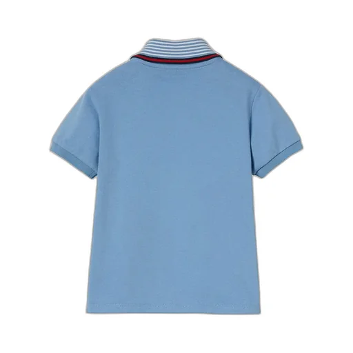 Children's Cotton Polo Shirt With Embroidery